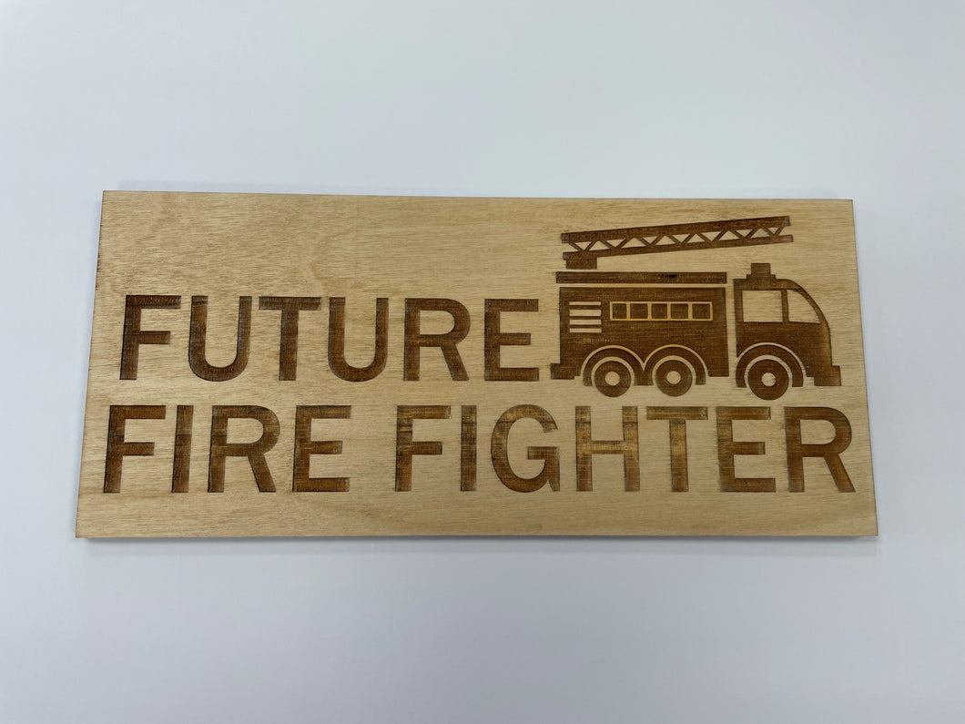Future Firefighter Decor