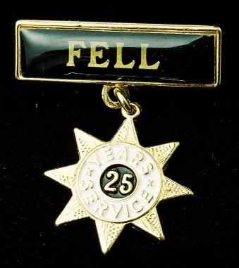 Ladies Gold Star Name Badge