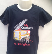 Load image into Gallery viewer, My Grandad&#39;s a Firefighter T-Shirt
