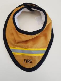 Baby Firefighter Bib